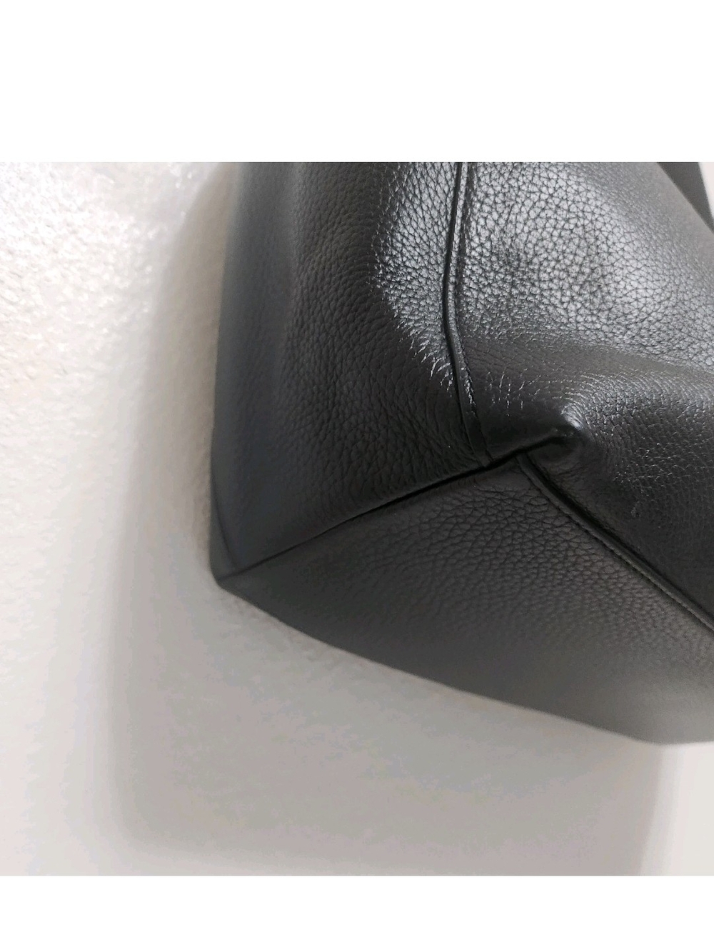 Kate Spade Kat Black Pebbled Leather Hobo Shoulder Bag Classic Large 13x12x4.5 - Picture 13 of 16